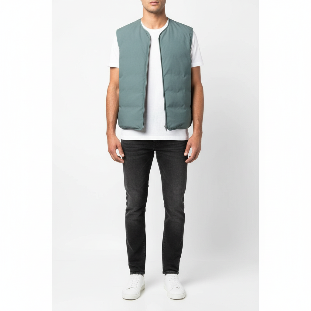 Down Vest - Mint - Men