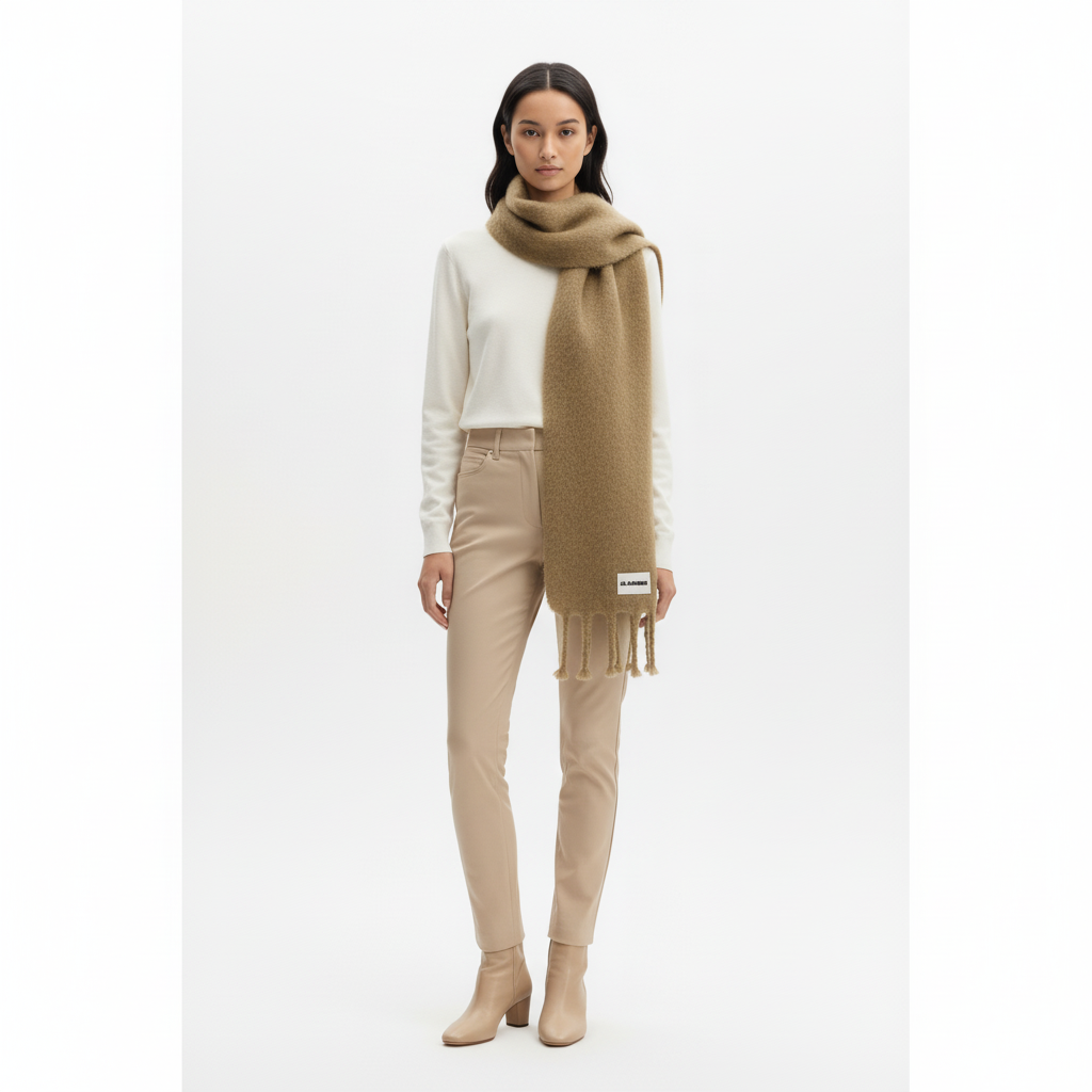 Foulard Sciarpa - Open Beige - Femme