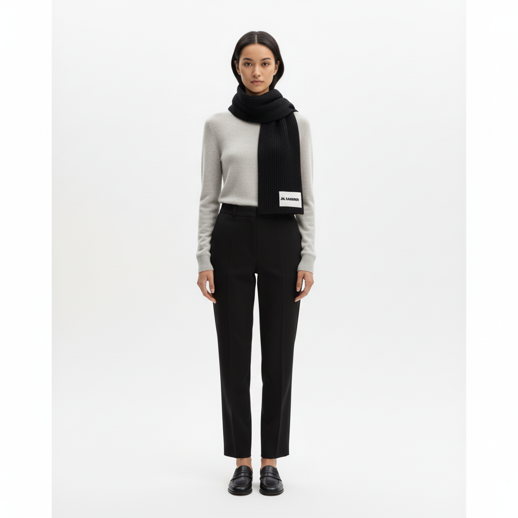 Foulard Rabbit 01 - Black - Femme