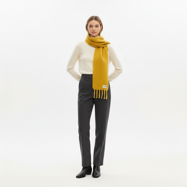 Foulard 175X32,5 - Open Yellow - Femme