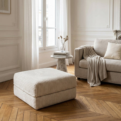 Pouf Tilia - Velours Côtelé XL