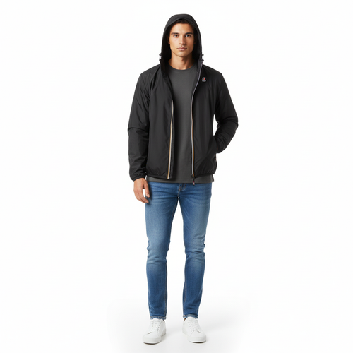 Blouson Doubler K-Way Le Vrai 4.0 Claude Warm - Black Pure