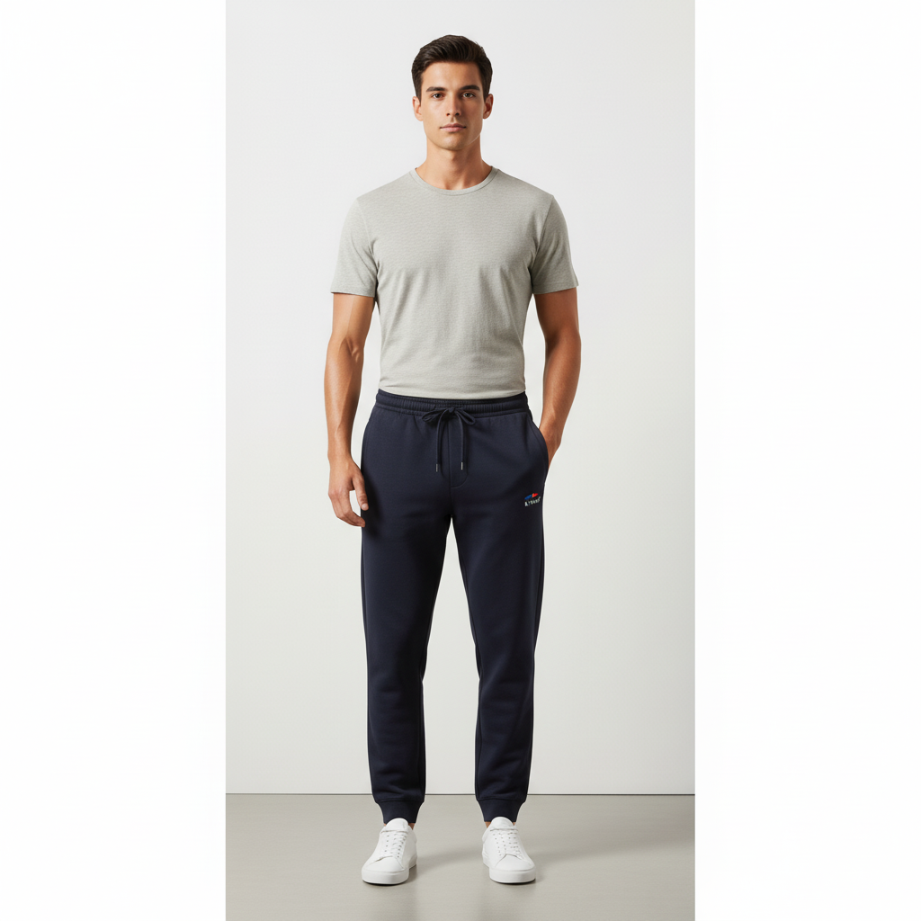 K-Way Philbert Brushed Pc tracksuit bottoms - navy blue