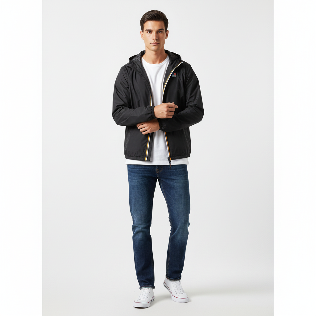 Giubbotto K-Way Le Vrai 4.0 Claude - Black Pure