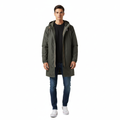 Parka con Capucha K-Way Le Vrai 4.0 Eiffel East - Caqui/Negro