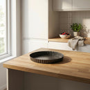 Round Tart Pan With Removable Bottom Non-Stick Steel Ø32Cm