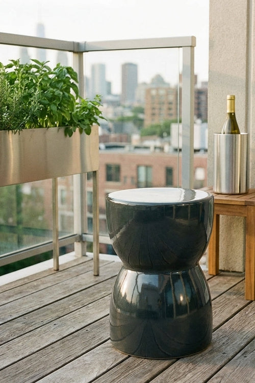 Tabouret En Céramique - Anthracite