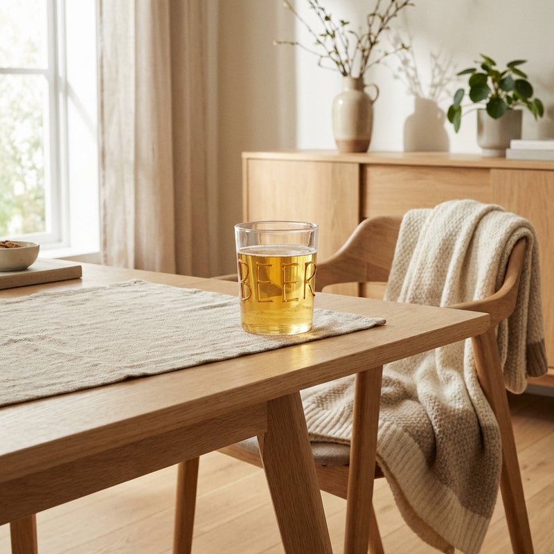 Verre À Cocktail En Verre Borosilicate - Incription Beer