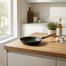 Cast Iron Frying Pan Honeycomb Structure - Black