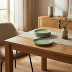 Set De 4 Assiettes À Dessert - Vert Clair