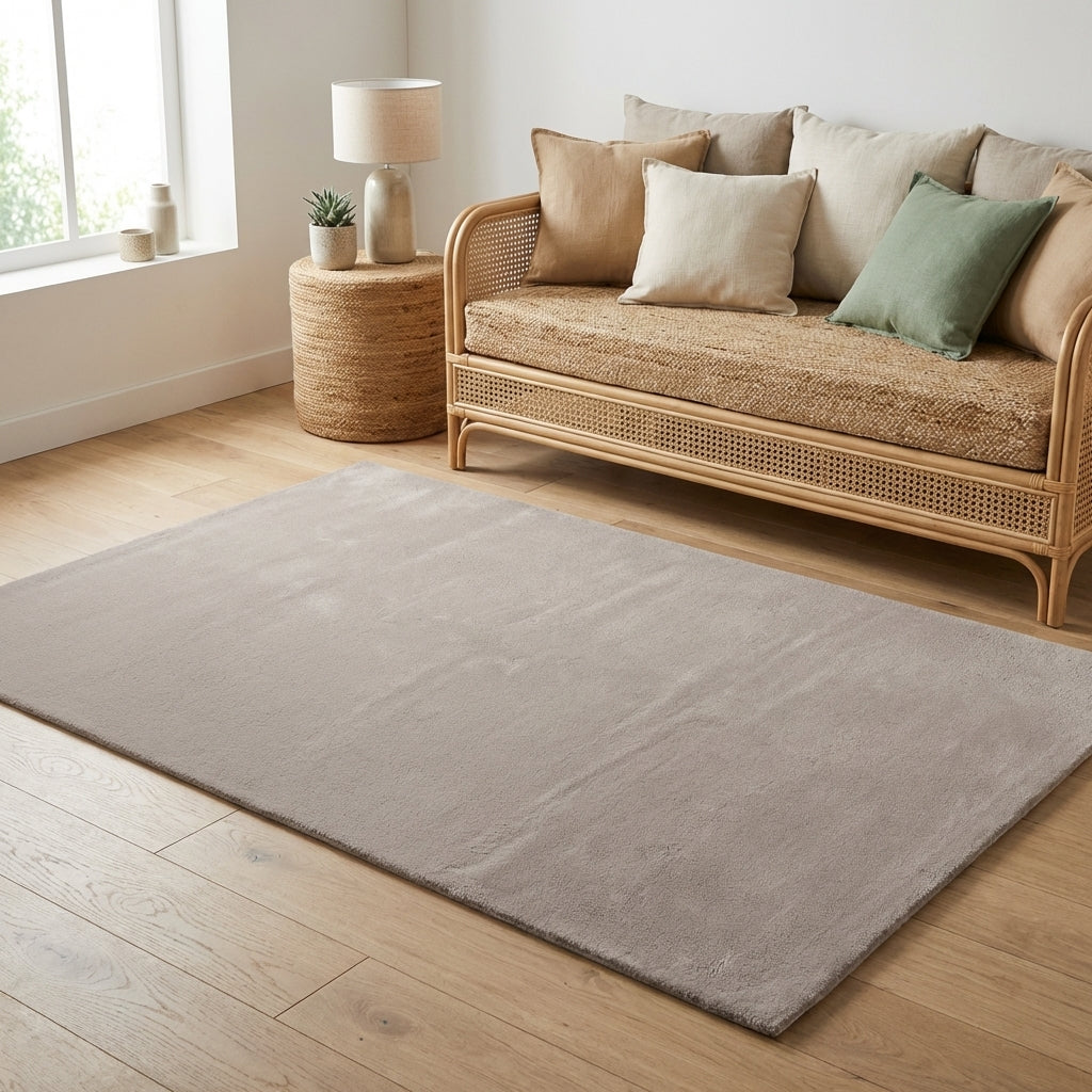 Alfombra Nube 6000 - Estampado Liso - Gris - Interior