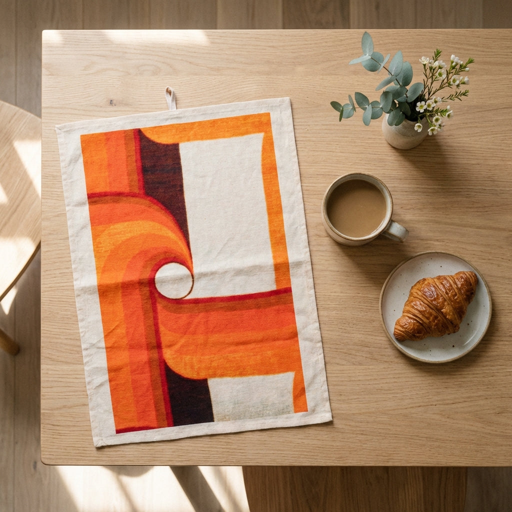 Linen and Cotton Tea Towel 50x70cm