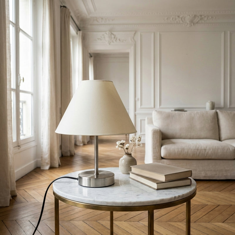 Lámpara de acero inoxidable