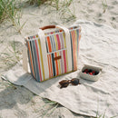 Sac Isotherme De Style Fourre-Tout Rayé - Multicolore