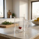 Mug En Verre Borosilicate - Figurine Cœurs