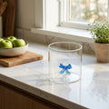 Gobelet En Verre Borosilicate - Figurine Noeud Bleu