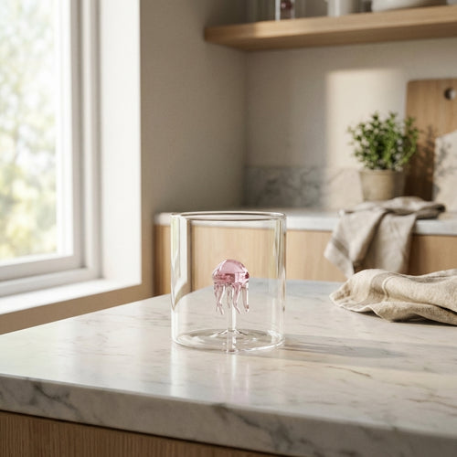 Gobelet En Verre Borosilicate - Figurine Meduse
