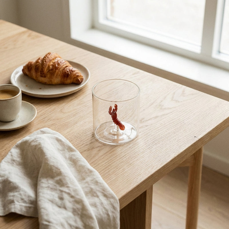 Gobelet En Verre Borosilicate - Figurine Homard