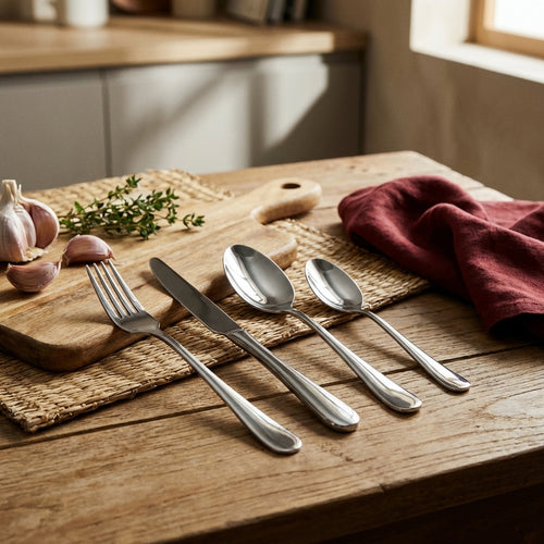 Texas - Ménagère 24 Pièces Inox Brillant