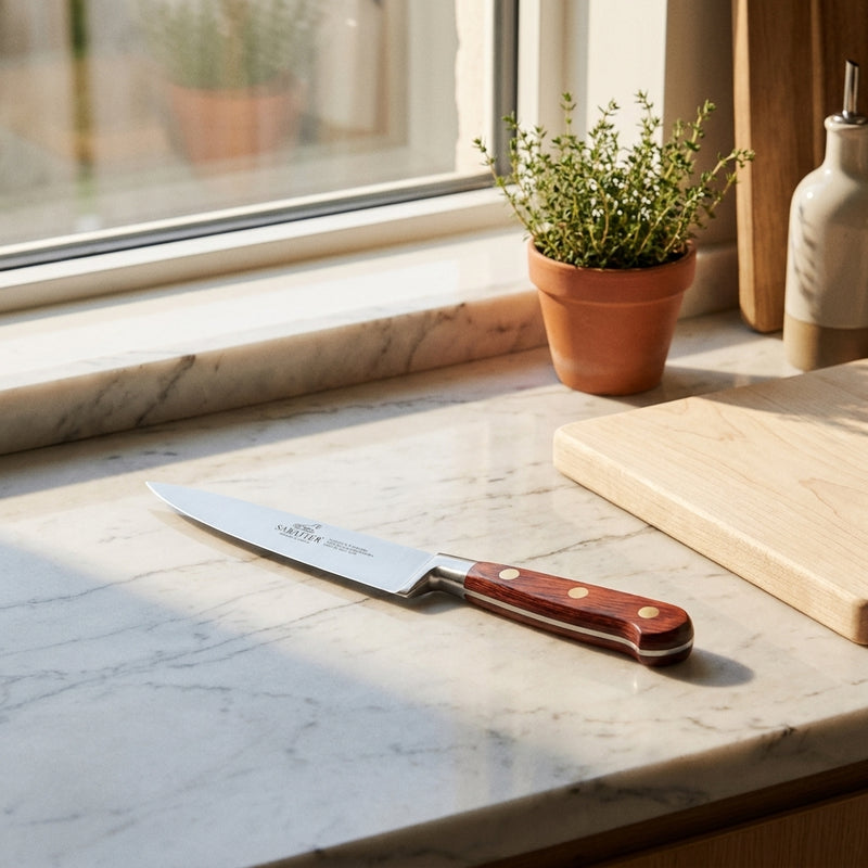 Ideal Saveur 100% Forged Sole Fillet Knife - Wood