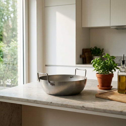 La Lyonnaise Steel Frying Basin - Steel