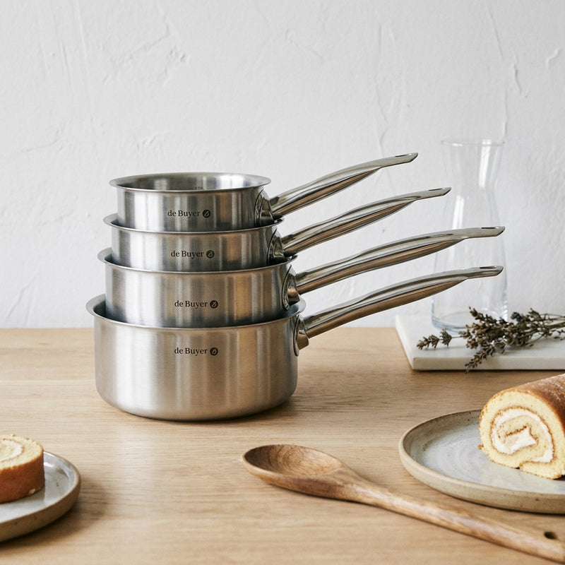 Set Of 4 Prim'Appety Stainless Steel Casseroles Ø14-16-18-20Cm - Stainless Steel