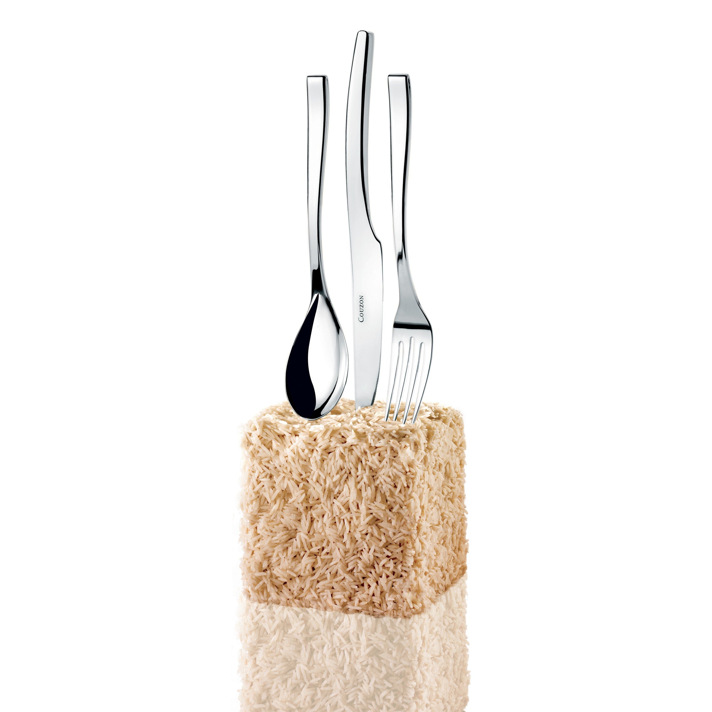 Square - 24 Piece Cutlery Set - Stainless Steel - Inox