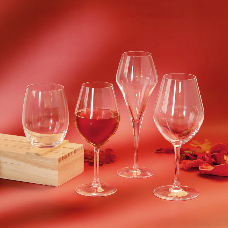 6 Tall Cups 36cl - Transparent