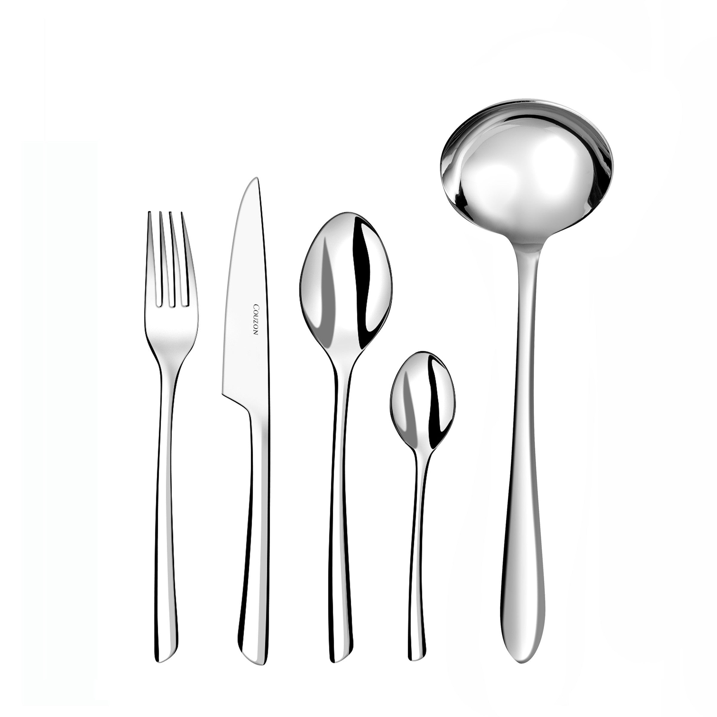 Quel Délice - Juego de Cubiertos 49 Piezas - Acero Inoxidable - Inox