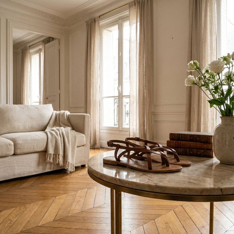 Sandales Morris - Camel