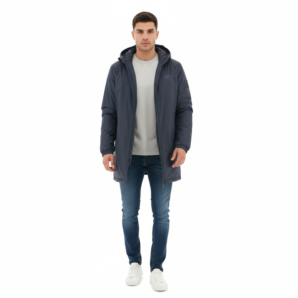 Parka À Capuche Réversible Amsterdam Noos - Marine - Homme