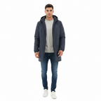 Parka À Capuche Réversible Amsterdam Noos - Marine - Homme