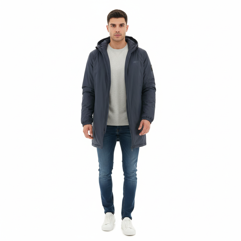 Parka À Capuche Réversible Amsterdam Noos - Marine - Homme