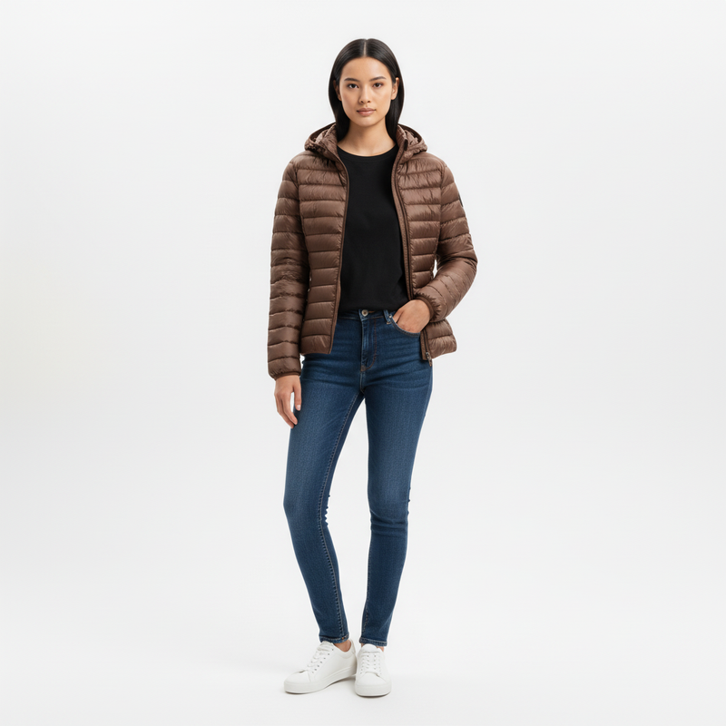 Jott - Doudoune Cloe Noos - Marron - Femme