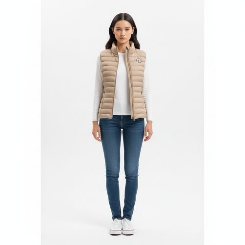 Jott - Doudoune Sans Manches Seda Noos - Beige - Femme