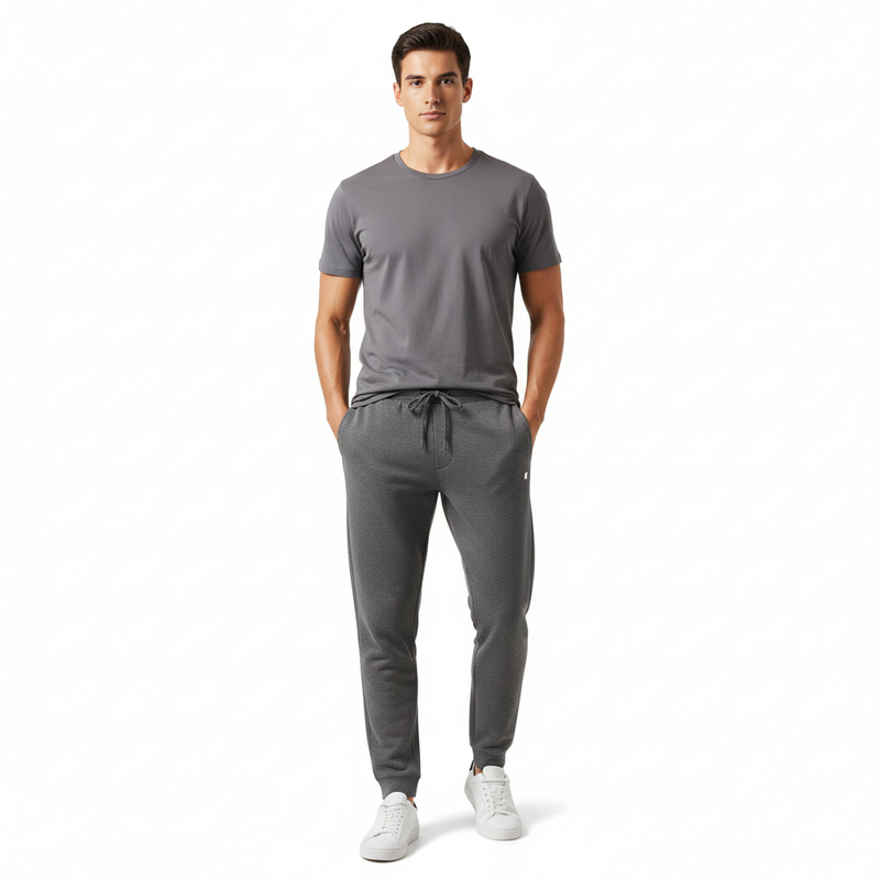 K-Way Ginevrette Fleece Tracksuit Bottoms Peach - Anthracite