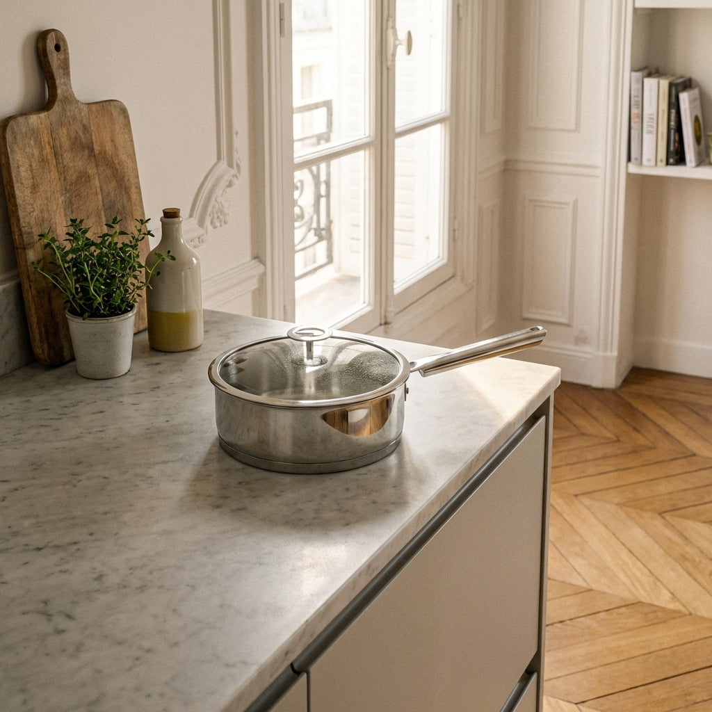 Elysée - Sauteuse 24cm Inox Revêtu Avec Couvercle Universel