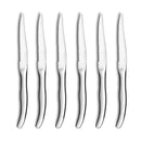 Set De 6 Couteaux À Steak - Virgule - Inox