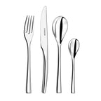 Square - 24 Piece Cutlery Set - Stainless Steel - Inox