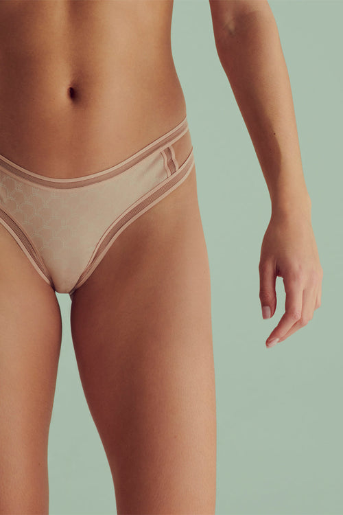 Culotte Script - Nude