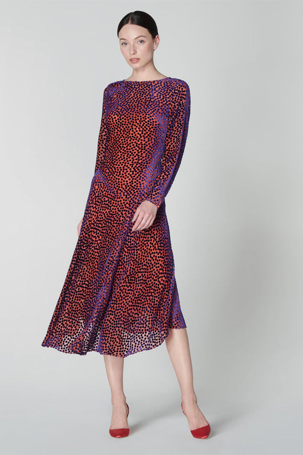 LK Benett - Bloomsbur Midi Dress - Pink And Purple