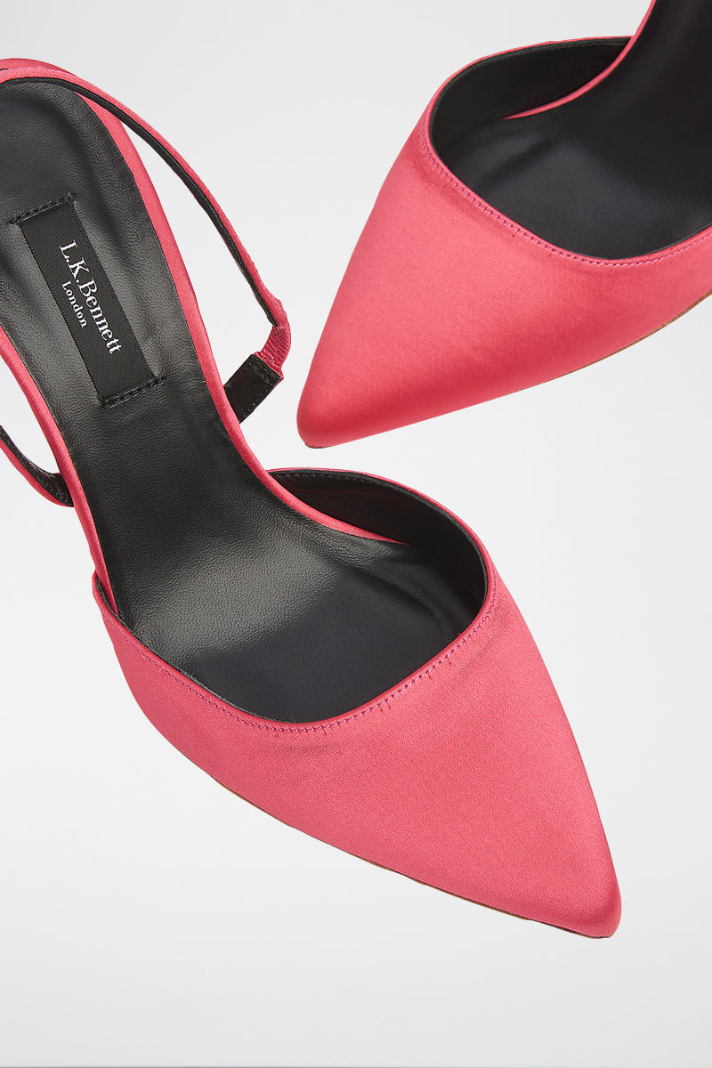 LK Benett - Sandalias de tacón Hayden - Fucsia