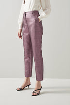 Pantalón Recto 7/8 Talle Alto Issy - Rosa