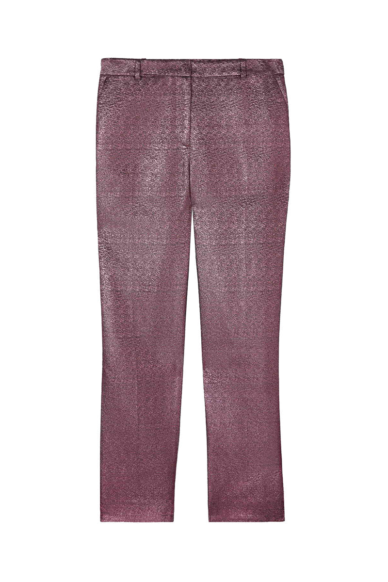 Pantalón Recto 7/8 Talle Alto Issy - Rosa