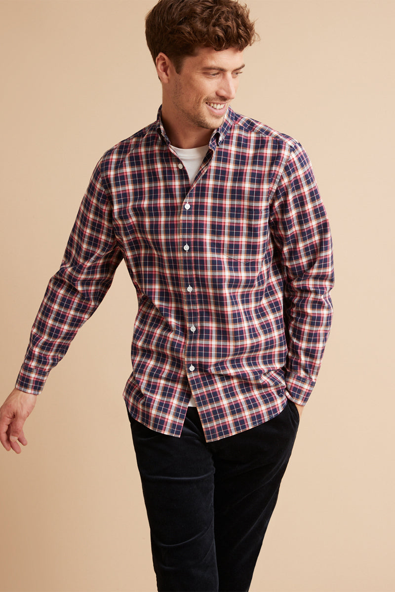 Navy Blue Shirt - Men
