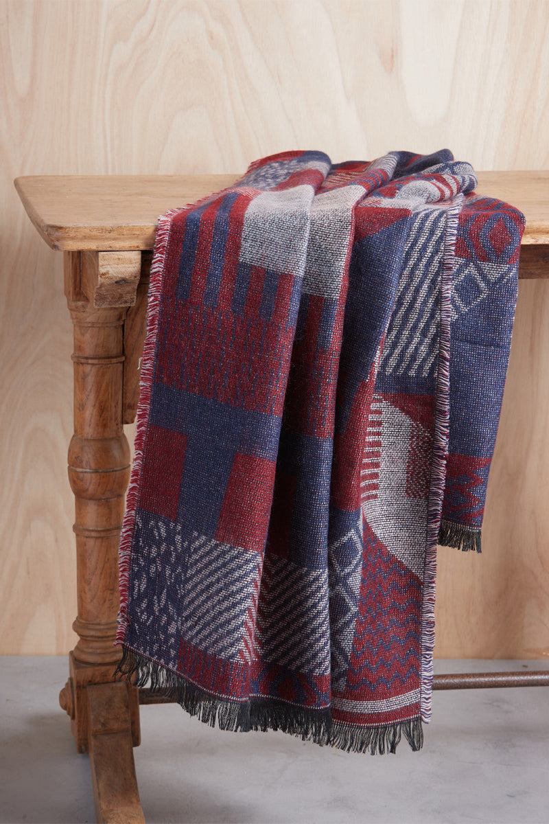 Burgundy Scarf - Men