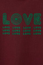 T-shirt en coton biologique Bordeaux - Enfant