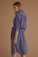 Purple midi dress - Women