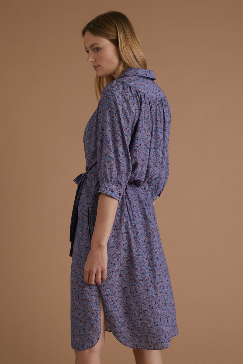 Purple midi dress - Women
