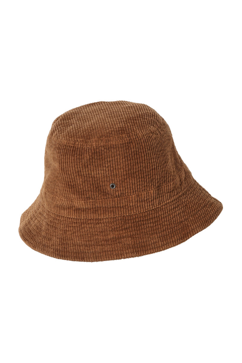 Gorro pescador terciopelo marrón - Niño